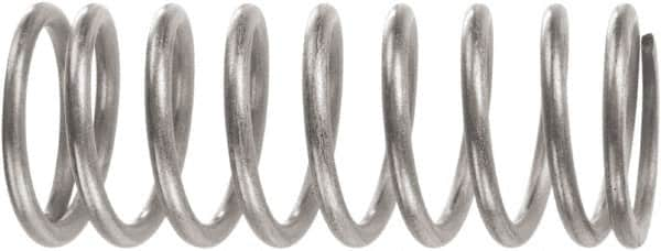 Associated Spring Raymond - 12.2mm OD, 1.07mm Wire, 22.35mm Free Length, Compression Spring - 15 Lb Spring Rating, 34.7 N Max Work Load, Music Wire - Americas Industrial Supply