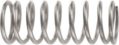 Associated Spring Raymond - 7.62mm OD, 0.97mm Wire, 1/2" Free Length, Compression Spring - 46.4 Lb Spring Rating, 40.21 N Max Work Load, Music Wire - Americas Industrial Supply