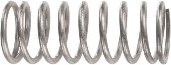Associated Spring Raymond - 42.85mm OD, 4.5mm Wire, 4-1/2" Free Length, Compression Spring - 49.1 Lb Spring Rating, 361.44 N Max Work Load, Music Wire - Americas Industrial Supply