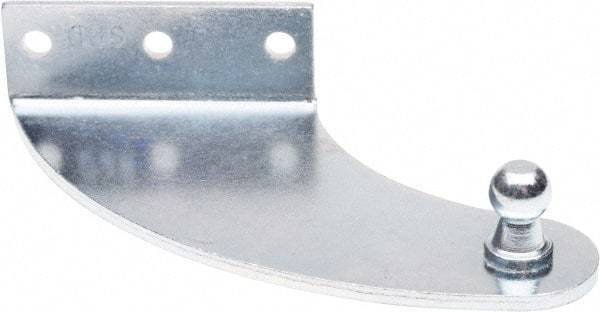Associated Spring Raymond - 4" Long x 0.875" Deep x 2.75" High Zinc Plated Mounting Bracket - For Hydraulic Dampers & Gas Springs - Americas Industrial Supply