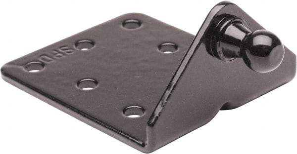 Associated Spring Raymond - 50.8mm Black Powdercoat Mounting Bracket - For Hydraulic Dampers & Gas Springs - Americas Industrial Supply