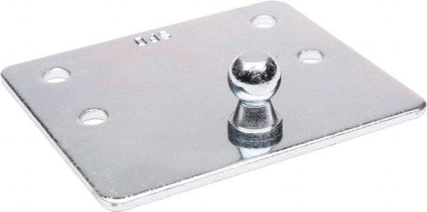 Associated Spring Raymond - 3-1/2" Zinc Plated Mounting Bracket - For Hydraulic Dampers & Gas Springs - Americas Industrial Supply
