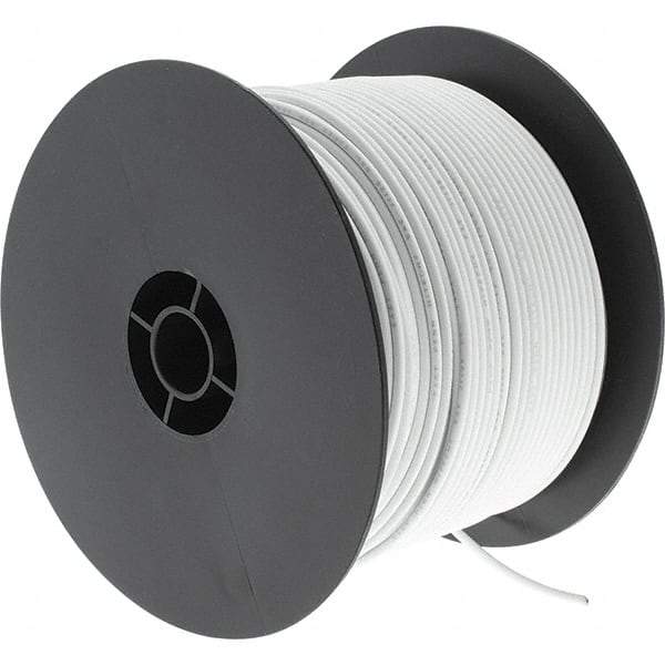 EastPenn - 16 AWG, 500' OAL, Hook Up Wire - White Polyethylene Jacket - Americas Industrial Supply