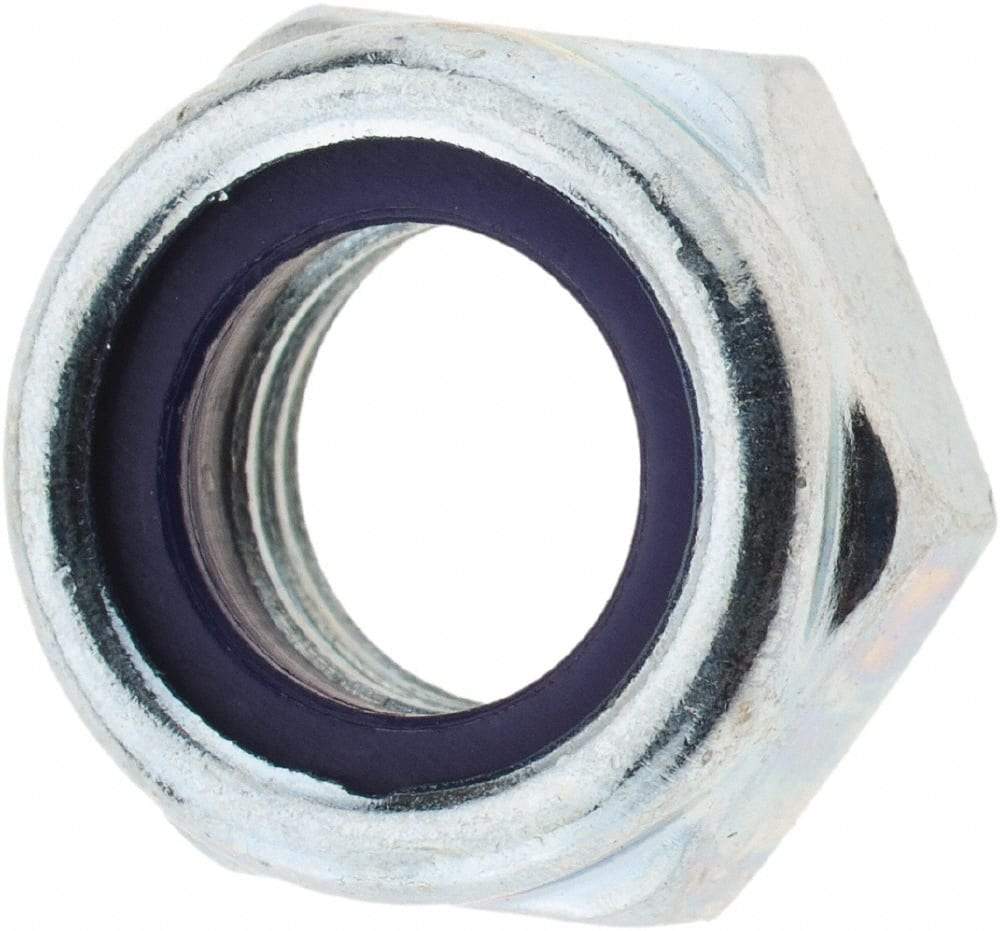 Value Collection - 5/16-24 UNF Steel Right Hand Hex Nut - 1/2" Across Flats, 17/64" High, Zinc Yellow Dichromate Finish - Americas Industrial Supply