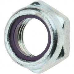 Value Collection - 1/2-20 UNF Grade 2 Hex Jam Lock Nut with Nylon Insert - Americas Industrial Supply