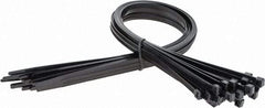 Value Collection - 36" Long Black Nylon Standard Cable Tie - 175 Lb Tensile Strength, 278mm Max Bundle Diam - Americas Industrial Supply