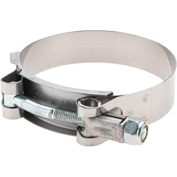 Made in USA - Bolt Clamps Type: T-Bolt Hose Clamp Minimum Diameter (Decimal Inch): 2.7500 - Americas Industrial Supply