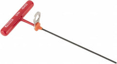Proto - 5/64" Hex, Tethered T-Handle Cushion Grip, Hex Key - 6" OAL, Alloy Steel, Inch System of Measurement - Americas Industrial Supply