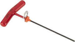 Proto - 3/32" Hex, Tethered T-Handle Cushion Grip, Hex Key - 6" OAL, Alloy Steel, Inch System of Measurement - Americas Industrial Supply