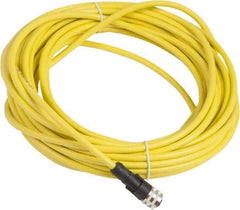 Telemecanique Sensors - 4 Amp, Straight Female Connector 1/2 inch 20 UNF 3 Pin Cordset Sensor and Receptacle - 250 VAC, 300 VDC, 10m Cable Length, IP65, IP67 Ingress Rating - Americas Industrial Supply