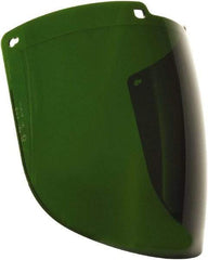Uvex - Green Polycarbonate Welding Lens - 9" High x 15-7/8" Wide x 2.2mm Thick, Shade 5, Compatible with Uvex Turboshields - Americas Industrial Supply