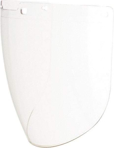 Uvex - Anti-Fog & Scratch Resistant Clear Polycarbonate Face Shield - 9" High x 15-7/8" Wide x 2.2mm Thick, Compatible with Uvex Turboshields - Americas Industrial Supply