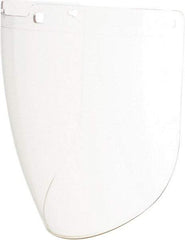 Uvex - Anti-Fog & Scratch Resistant Clear Polycarbonate Face Shield - 9" High x 15-7/8" Wide x 2.2mm Thick, Compatible with Uvex Turboshields - Americas Industrial Supply