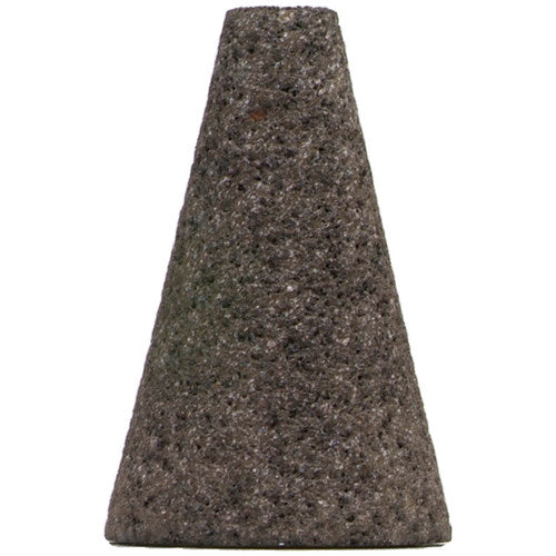 2″ × 1/2″ × 3″ × 5/8″–11 Gemini Snagging Wheel Type 17 Cones-Square Tip 24 Grit - Americas Industrial Supply