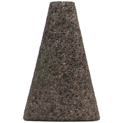 2″ × 1/2″ × 3″ × 5/8″–11 Gemini Snagging Wheel Type 17 Cones-Square Tip 24 Grit - Americas Industrial Supply