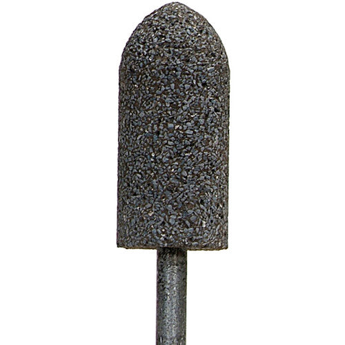 7/8″ × 2″ 1/4″ Spindle NorZon Mounted Point A11 24 Grit Zirconia Alumina - Americas Industrial Supply