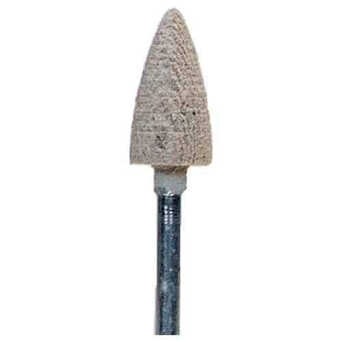 3/8″ × 3/4″ Cotton Fiber Mounted Point B52 120 Grit Aluminum Oxide - Americas Industrial Supply