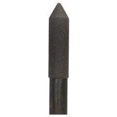 1/2″ × 2″ 1/2″ Spindle Center Lap Mounted Point 80 Grit Aluminum Oxide - Americas Industrial Supply