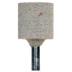 1″ × 1″ Cotton Fiber Mounted Point W220 80 Grit Aluminum Oxide - Americas Industrial Supply