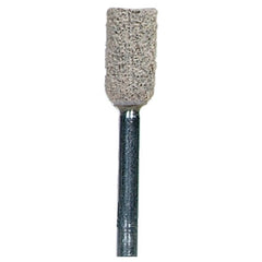 1/4″ × 1/2″ 1/8″ Spindle Cotton Fiber Mounted Point W163 80 Grit Aluminum Oxide - Americas Industrial Supply