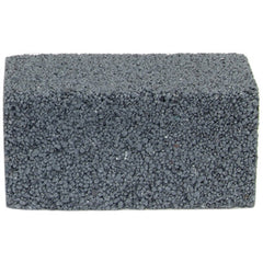 2″ × 2″ × 4″ Rubbing Brick Plain Floor Square 80 Grit Silicon Carbide - Americas Industrial Supply