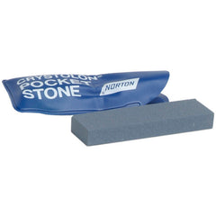 3/8″ × 7/8″ × 3″ Crystolon Pocket Stone Rectangular Fine Grit - Americas Industrial Supply