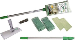 Unger - 8" Wide Microfiber Strip Washer Window Cleaning Kit - Microfiber, 8 Inch Wide Blade - Americas Industrial Supply