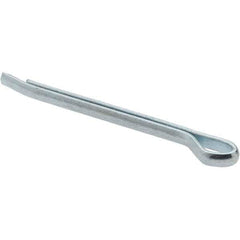 Bee Leitzke - 7/64" Diam x 1-1/2" Long Hammerlock Cotter Pin - Grade 2, Zinc-Plated, Steel - Americas Industrial Supply