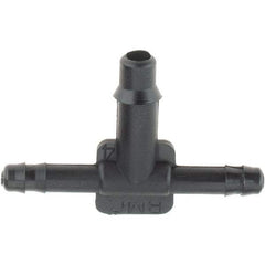 Made in USA - Plastic Automotive Vacuum Tee - 1/8 x 1/8 x 3/16" Fitting - Americas Industrial Supply