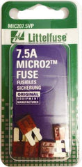 Littelfuse - 7.5 Amp, 32 VDC, Automotive Fuse - 9.1" Long, Brown, Littlefuse 327075 - Americas Industrial Supply