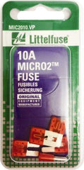 Littelfuse - 10 Amp, 32 VDC, Automotive Fuse - 9.1" Long, Red, Littlefuse 327010 - Americas Industrial Supply