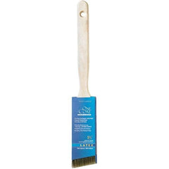 Krylon - 5/8" Angled Polyester Angular Brush - 2" Bristle Length, 2-1/4" Wood Sash Handle - Americas Industrial Supply