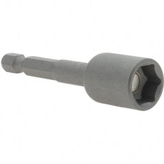 VEGA Industries - 7/16" Magnetic Nutsetter - 1/4" Hex Drive, 2-9/16" OAL - Americas Industrial Supply