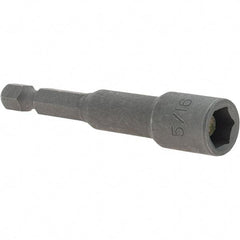 VEGA Industries - 5/16" Magnetic Nutsetter - 1/4" Hex Drive, 2-9/16" OAL - Americas Industrial Supply