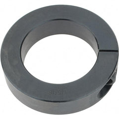 Import - 1-15/16" Bore, Steel, One Piece Clamp Collar - 3" Outside Diam, 11/16" Wide - Americas Industrial Supply