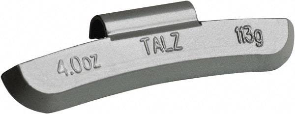 Value Collection - 4 oz TAL Wheel Weight - Zinc, For Use with Automotive & Light Trucks - Americas Industrial Supply