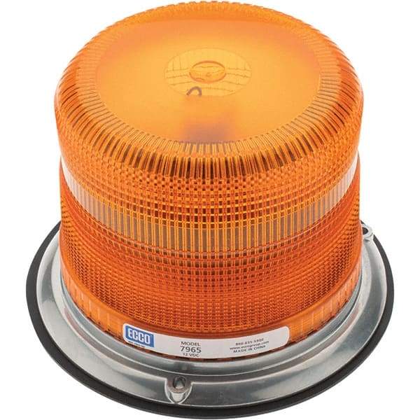 Import - Strobe & Flashing Lights Light Type: Strobe Lens Color: Amber - Americas Industrial Supply