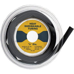 Import - 2:1, Polyolefin Heat Shrink Electrical Tubing - Black - Americas Industrial Supply