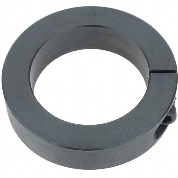 Import - 2-3/16" Bore, Steel, One Piece Clamp Collar - 3-1/4" Outside Diam, 3/4" Wide - Americas Industrial Supply