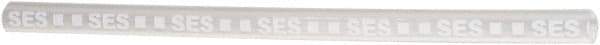 Value Collection - 6" Long, 4:1, Polyolefin Heat Shrink Electrical Tubing - Clear, White - Americas Industrial Supply