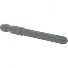 VEGA Industries - #3 Phillips Screwdriver Bit - 1/4" Drive, 2-3/4" OAL - Americas Industrial Supply