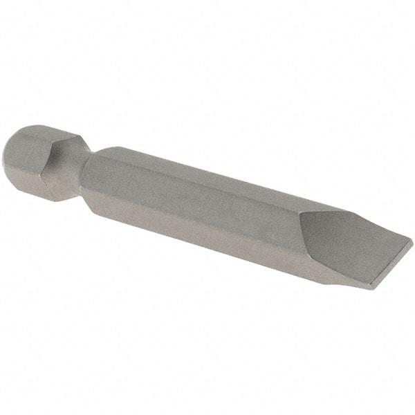 VEGA Industries - 1/4" Slotted Screwdriver Bit - 1/4" Hex Drive, 1-15/16" OAL - Americas Industrial Supply