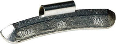 Value Collection - 3 oz I 7 Wheel Weight - Zinc, For Use with Automotive & Light Trucks - Americas Industrial Supply