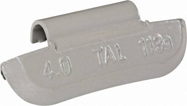 Value Collection - 4 oz TAL Wheel Weight - Lead, For Use with Automotive & Light Trucks - Americas Industrial Supply