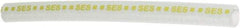 Value Collection - 6" Long, 4:1, Polyolefin Heat Shrink Electrical Tubing - Clear, Yellow - Americas Industrial Supply