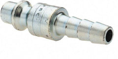 Parker - Hose Barb Industrial Pneumatic Hose Connector - Steel, 1/4" Body Diam, 1/4" Hose ID - Americas Industrial Supply