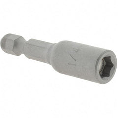 VEGA Industries - 1/4" Magnetic Nutsetter - 1/4" Hex Drive, 1-3/4" OAL - Americas Industrial Supply