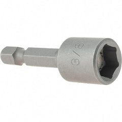 VEGA Industries - 3/8" Magnetic Nutsetter - 1/4" Hex Drive, 1-3/4" OAL - Americas Industrial Supply