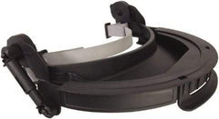 Uvex - Nylon Hairnet - Black, Dual Pivot Mechanism, Compatible with Hard Hats & Uvex S9550 Face Shields - Americas Industrial Supply