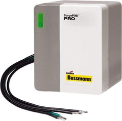 Cooper Bussmann - 3 Pole, 3 Phase, 10 kA Nominal Current, 4-1/8 Inch Long x 3-3/8 Inch Wide x 4-1/16 Inch Deep, Hardwired Surge Protector - Panel Mount, 4X, 200 kA Short Circuit Current, 480 V, 550 VAC Operating Voltage, 40 kA Surge Protection - Americas Industrial Supply